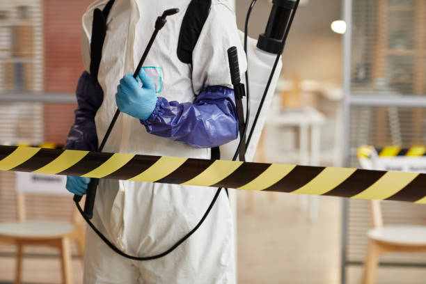 Professional Biohazard Cleanup technician working in Troy, TX